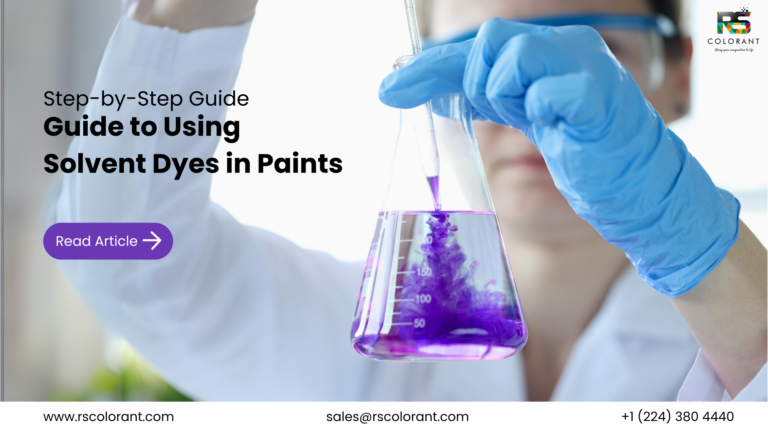 Using Solvent Dyes in Paints