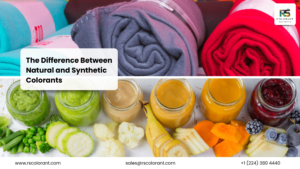 Difference Between Natural and Synthetic Colorants